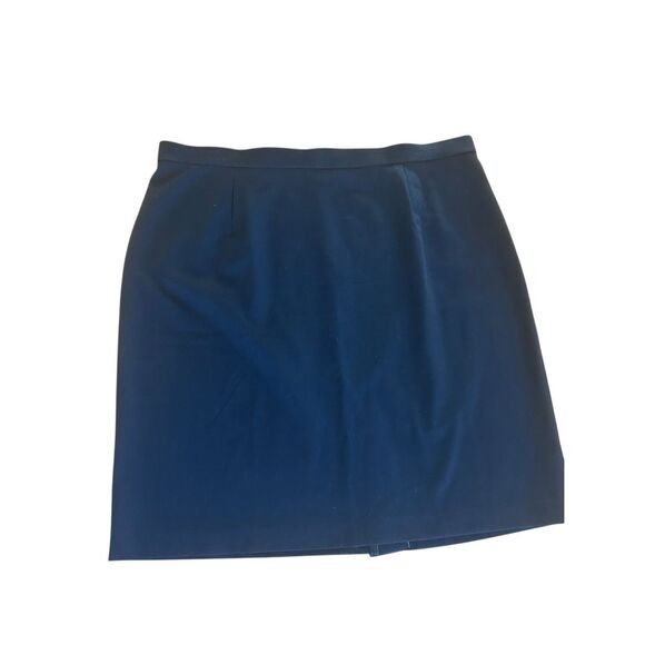 Sag Harbor Stretch Woman Black Pencil Skirt 18W Plus Size Career Work Style - Picture 1 of 9